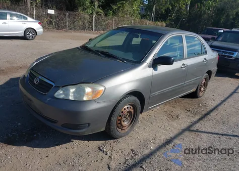 2006 Toyota Corolla Ce из США, поврежденный, VIN 2T1BR32E46C603282